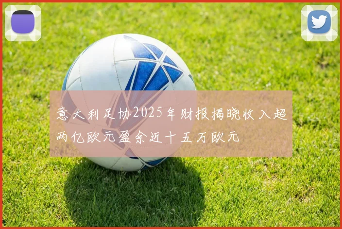 意大利足协2025年财报揭晓收入超两亿欧元盈余近十五万欧元